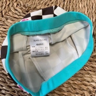 ベビー水着 70〜80サイズ　帽子付き　F.O.KIDS  エフオーキッズの画像