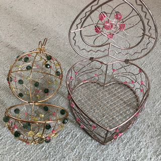 【取りに来て頂ける方限定】可愛い小物入れ6点セット　中古品の画像