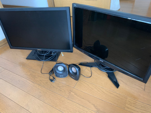 デスクトップパソコン+モニター2台+α