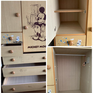 無料でどうぞ！早い者勝ち！　ミッキーのタンス　収納の画像