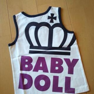 新品FB王冠タンクトップ110白ベビードールBABYDOLLベビド