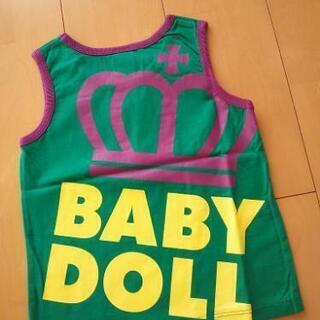 新品FB王冠タンクトップ110緑ベビードールBABYDOLLベビド
