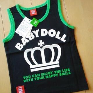 新品FB王冠タンクトップ110黒ベビードールBABYDOLLベビドの画像