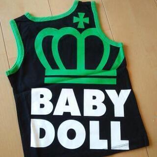 新品FB王冠タンクトップ110黒ベビードールBABYDOLLベビド