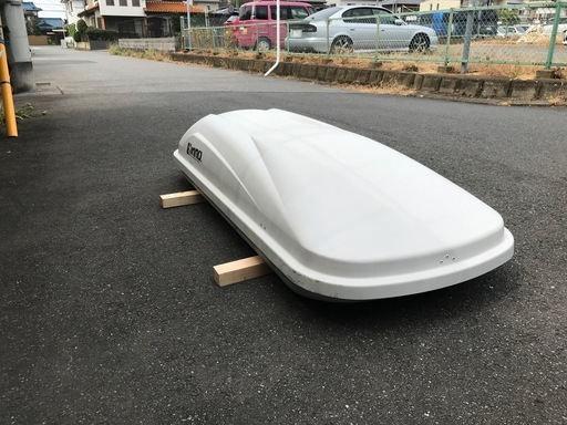 ［［取引完了しました。ありがとうございました］INNO ルーフボックス BR764 ストリームボックス764 鍵付き 【引き取り限定】