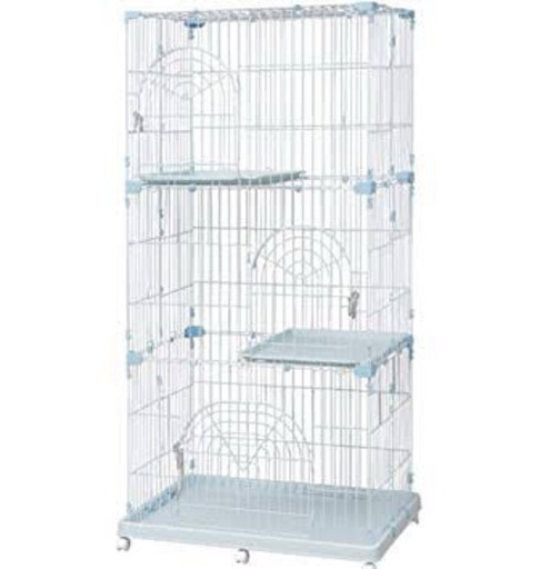 美品★ペットケージ★アイリスオーヤマPEC-903★水色