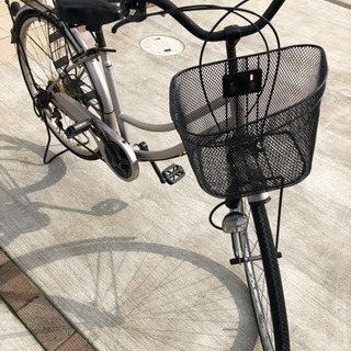 自転車　ママチャリ  6段変速　中古