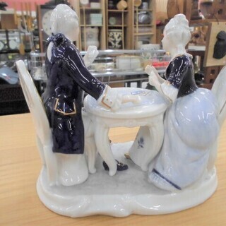 KPM ベルリン王立磁器製陶所 陶器 オブジェ 置物 アンティーク 西洋人形 苫小牧西店の画像