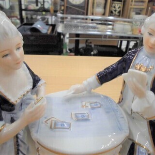 KPM ベルリン王立磁器製陶所 陶器 オブジェ 置物 アンティーク 西洋人形 苫小牧西店の画像