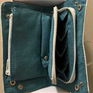 未使用 ALIOS ジュエリーポーチ アクセサリーポーチ 宝石/指輪ケース レザー 銀座ダイヤモンドシライシ 指輪の保管・携帯にの画像