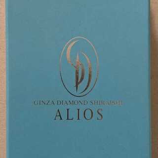 未使用 ALIOS ジュエリーポーチ アクセサリーポーチ 宝石/指輪ケース レザー 銀座ダイヤモンドシライシ 指輪の保管・携帯にの画像