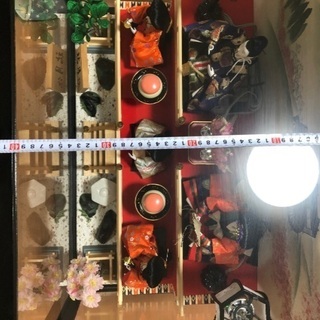 雛人形　ガラスケース　