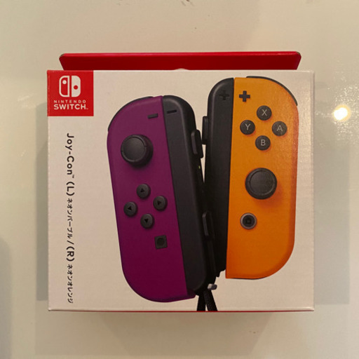 ジョイコン Joy-Con (L)ネオンパープル/(R)ネオンオレンジ