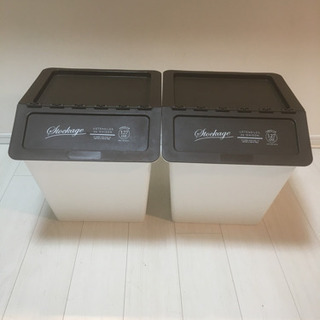 38Ｌゴミ箱 二個セットの画像