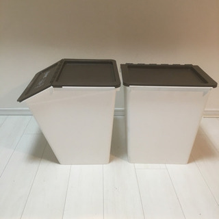 38Ｌゴミ箱 二個セットの画像