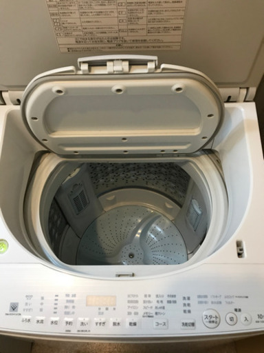 東芝 洗濯機10㎏ ZABOON AW-10SV6(W) [グランホワイト]
