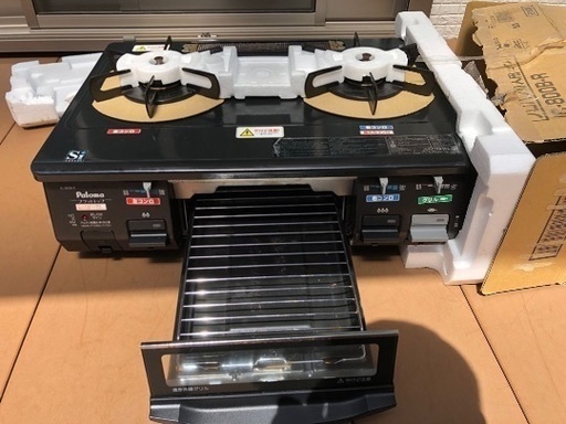 パロマ　IC-800B-R プロパンガスコンロ、ガステーブル