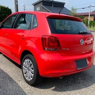 VW POLO TSI 綺麗な赤で距離少の画像