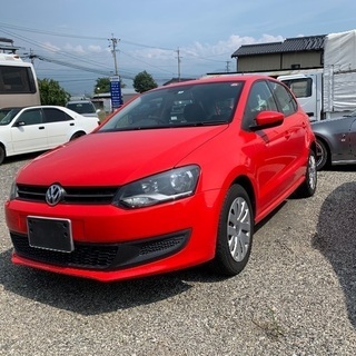 VW POLO TSI 綺麗な赤で距離少の画像
