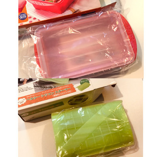 クッキングスチーマーとヘルシーシリコンスチーマーのセットの画像