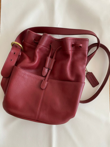 COACH オールドコーチショルダーバッグ　ボルドー