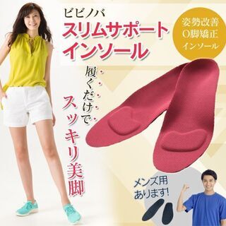 ビビノバ★スリムサポートインソール新品未使用品の画像