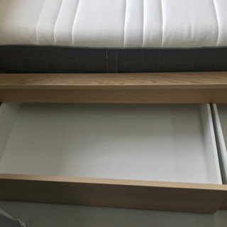 リサイクルサービス八光 田上店 配達・設置OK】IKEA 収納付 ダブルベッド