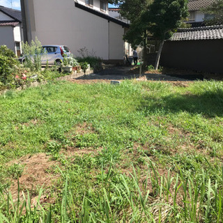 庭の粗整地、粗仕上。30,000円 − 島根県