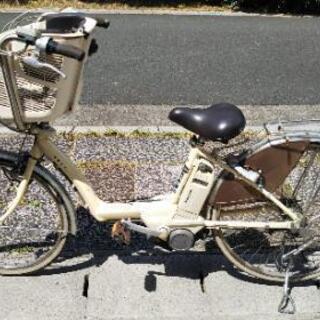【終了】電動アシスト自転車 子乗せカゴ付き
