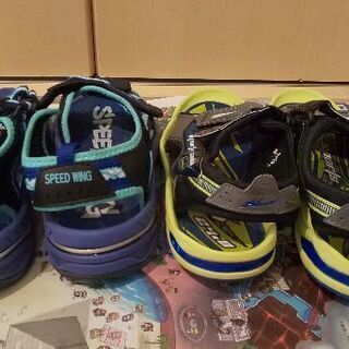 男児 サンダル　３足の画像