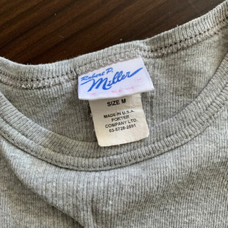 【引取り予定あり】メンズロングTシャツ　made in USAの画像