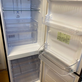 SHARP 冷凍冷蔵庫　プラズマクラスター　ブラウンの画像