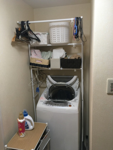 ランドリーラック　洗濯機ラック