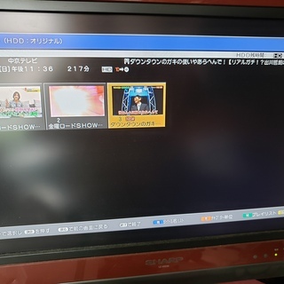 SHARP HD DVD レコーダー DV-AC55の画像