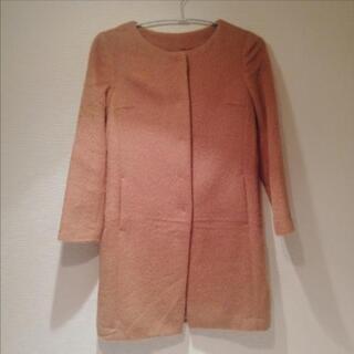 FIGARO PARIS  ノーカラー アルパカコート