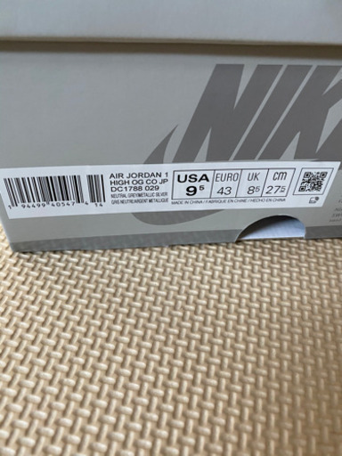 NIKE JODAN スニーカー　エアジョーダン1レトロHIGH OG CO JP