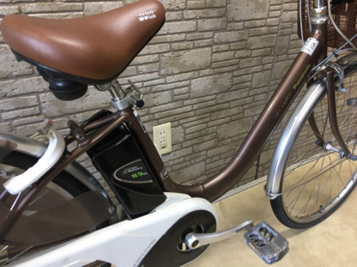 東京23区配達無料　新基準　Panasonic パナソニック  ビビライトU　8.9Ah リチウム  電動自転車☆中古自転車☆26インチ☆