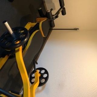 POWER TEC(パワーテック) マルチシステム　状態-綺麗 IVANKO 20kgラバープレート無料おまけ付きの画像