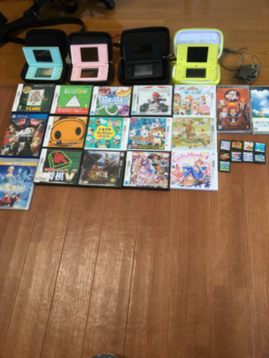 ゲーム大量セット！！ds本体4台セット、dvd、pspソフト、3dsソフト、ps4 ソフト