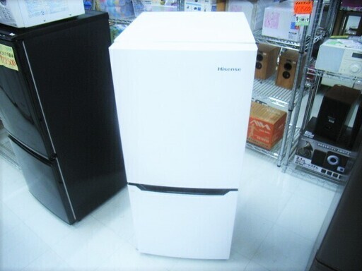 冷蔵庫 130L 2015年製 100Lクラス  Hisense  HR-D1301 幅48×奥行59.5×高さ112.5cm  苫小牧西店