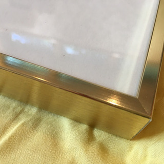 ★お取引者さま決定★新品 アルミ額縁 ゴールド 極細5mm平角縁 の画像