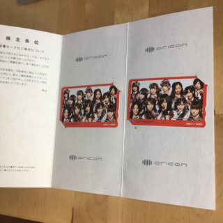 新品未使用　AKB48 図書カード　千円分の画像