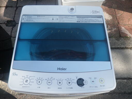 ■配達します。■美品■ハイアール Haier 5.5kg 全自動洗濯機 JW-C55A 2018モデル