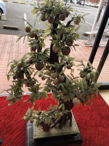 豪華　模造　桃の木　大理石‼︎   インテリア　飾り　現品限り