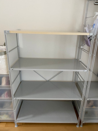 【交渉中】無印良品　スチールユニットシェルフ