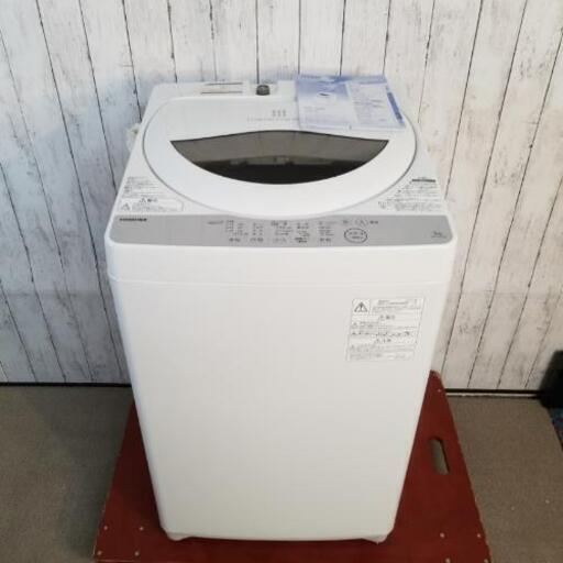 TOSHIBA　5,0Kg 洗濯機　AW-5G6(W) 2017年製