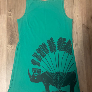 アオザイ風Ginkgo 緑のカットソー 今月末まで！