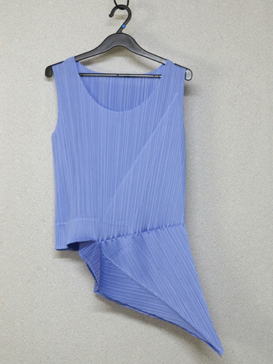 【FA】ISSEY MIYAKE イッセイ ミヤケ PLEATS PLEASE プリーツ プリーズ ノースリーブ アシンメトリック プルオーバー カットソー 3