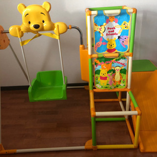 くまのプーさんの折りたたみキッズパーク