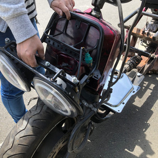 ズーマーカスタム（未完成）250cc 125登録　スカブエンジンの画像